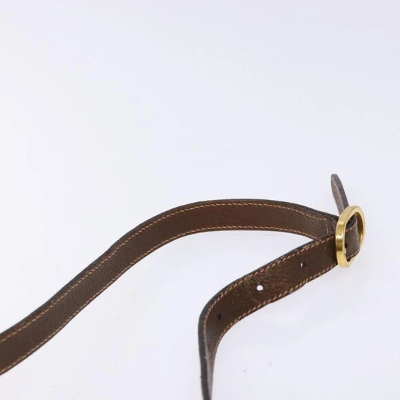 GUCCI GG Supreme Web Sherry Line Bag PVC Beige Gold 89 02 032 Auth 137285 - Picture 9 of 16